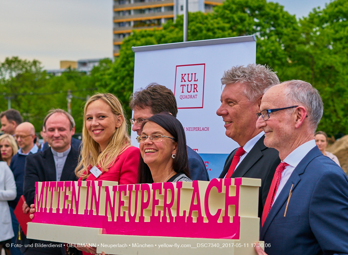 11. Mai 2017 - Grundsteinlegung für die LOGE und dem Kulturquadrat in Neuperlach